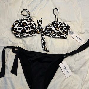 NWT Cheetah print bikini
